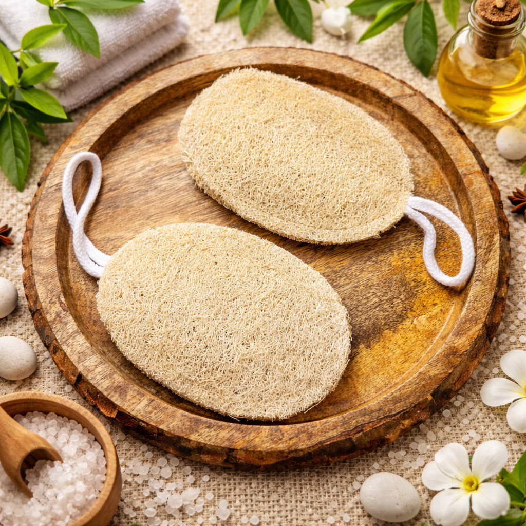 Natural Loofah – Body Polishing Sponge
