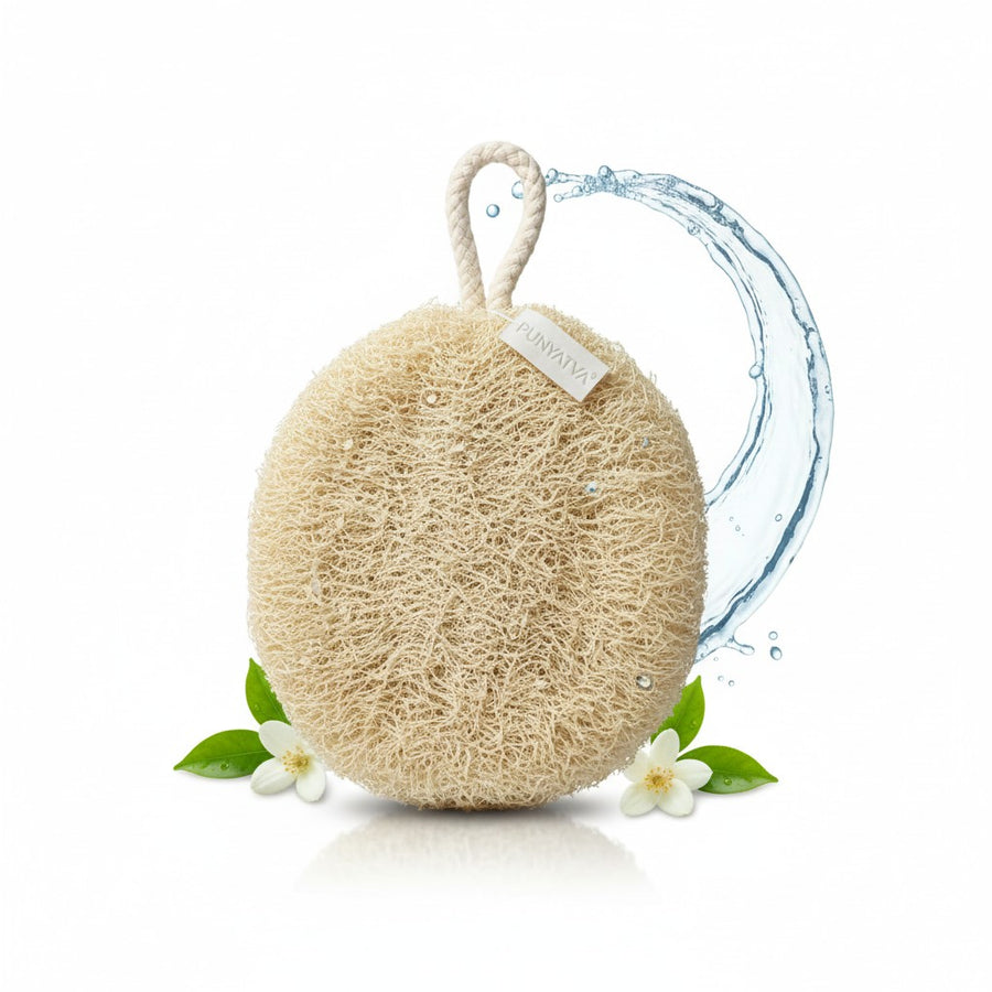 Natural Loofah Sponge for Body Exfoliation